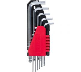 Набор дюймовых шестигранных ключей YATO с шаром, длинные 12шт YT-5837 