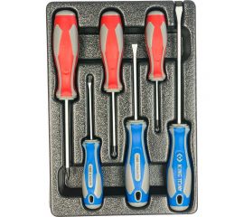 Набор отверток (ложемент, 6 предметов) KING TONY 9-31106MR 