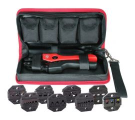 Пресс-клещи с набором номерных матриц КВТ СТК+8 в сумке 83347 