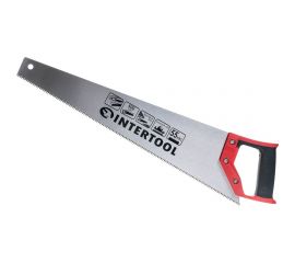 Ножовка по дереву INTERTOOL с каленым зубом 500 мм, 55 HRC HT-3103 