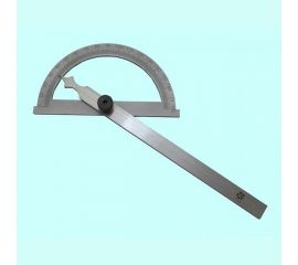 Угломер-транспортир TLX с нониусом d 120 линейка L150, цена деления 1град. 66616 