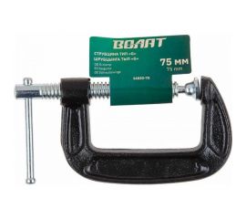 Струбцина ВОЛАТ G-образная 75 мм 14030-75 