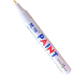 Маркер-краска Flysea по металлу Paint Marker FS-110 с наконечником (2-4 мм), белый FS-110-white 