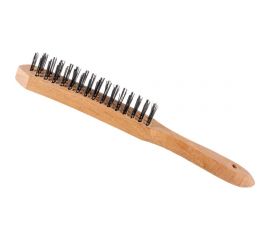 Кордщетка (ручная, 3-рядная, стальная, 290мм) КОБАЛЬТ 248-689 