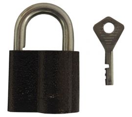 Навесной замок РемоКолор Зенит-ВС26 (силумин; 4 ключа; дисковый механизм секрета; 71x48;5x27 мм; дужка 8 мм) BC26 