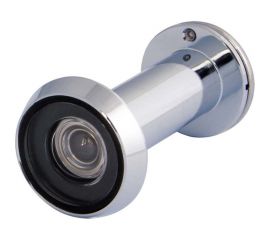 Дверной глазок Fuaro 3 DVZ_LUX, 16/200/50x90 оптика пластик-LUX, CP хром 43219 