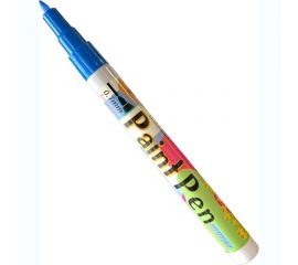 Маркер-краска Flysea по металлу с тонким наконечником Paint Marker FS-177, 0.7 мм, синий FS-177-blue 