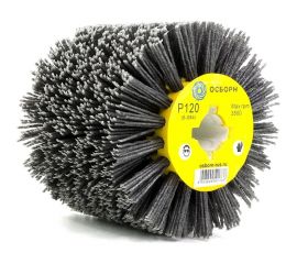 Щетка-валик нейлоновая по дереву 6-084 110 мм, P120 на щеточные шлифмашины ОСБОРН PLM.RB11010019P120 