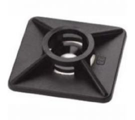 Квадратная платформа с самоклеящимся дном SapiSelco 19x19 мм, полиамид 6.6, уп. 100 шт. BAS.3MT.507 