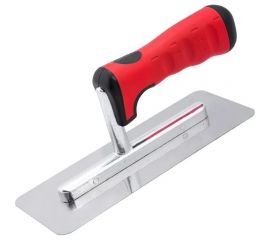 Прямая гладилка BEOROL нержавеющая сталь 280x130 мм двухкомпоненная ручка 245729 