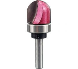 Фреза пальчиковая с верхним подшипником R=12.7 мм, 25.4x22.5x57 мм, S=8 мм PROCUT 219820P 