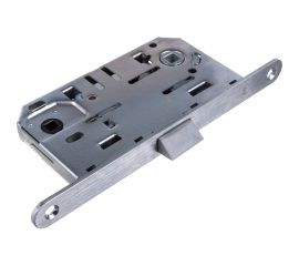 Корпус замка DOORLOCK DL432/50 WC96 MCR матовый хром, реверсивный, пластиковая защелка 75323 