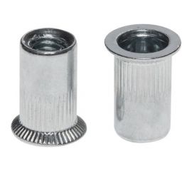 Резьбовая заклепка STARFIX М5 потай бортик, белый цинк, 50 шт. SMZ1-61103-50 