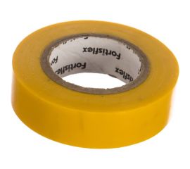 Изолента ПВХ FORTISFLEX 15 ммх0.15 ммх10 м желтая 71224 