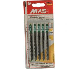 Пилки T301D (115х95х4 мм; 5 шт.) по древесине, ламинату, ДСП, фанере, пластике MPS 31035 