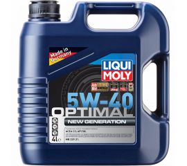 НС-синтетическое моторное масло LIQUI MOLY Optimal New Generation 5W-40 4л 39033 