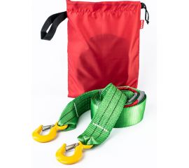 Буксировочный трос Tplus 6 т, 6 м, крюк/крюк, с флажками T002266 