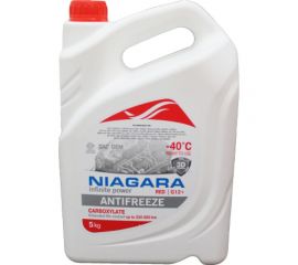 Охлаждающая жидкость NIAGARA Антифриз G12+, карбоксилатный, красный, 5 кг 1001001011 