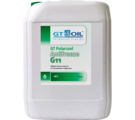 Антифриз GT OIL Polarcool G11 зеленый, 20 кг 4634444008757 