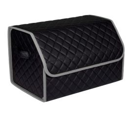 Автомобильный органайзер в багажник Vicecar черная нить/светло-серый кант VC042_светлосерый 