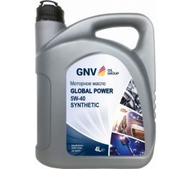 Синтетическое моторное масло GNV Global Power 5W40 Synthetic A3 B4, SN CF 4 л 4602009975493 