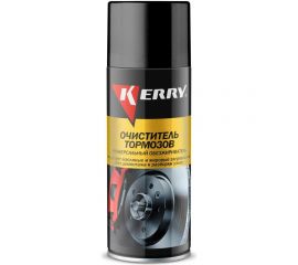 Очиститель деталей тормозов и сцепления KERRY универсальный, обезжириватель, аэрозоль, 520 мл 11604700 