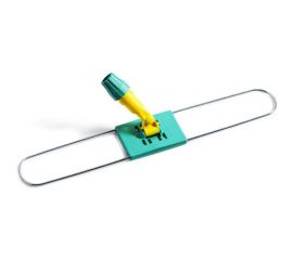 Складной держатель мопов TTS хромированный с полипропиленовой пластиной и шарниром, 40х9 см 00000801 