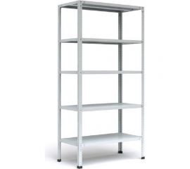 Стеллаж ООО ФУРАМА СТФЛ 1800x700x500 мм, 5 полок, серый СТФЛ187050-5 