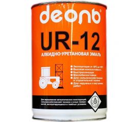 Быстросохнущая автоспецэмаль ДЕОЛЬ UR-12 голубая, глянцевая UR12BE1 