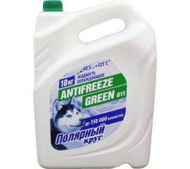 Охлаждающая жидкость NIAGARA Антифриз Полярный круг G11, зеленый, 10 кг 20010020012 