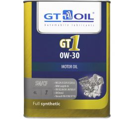 Масло GT1 0W-30, API SN/CF, 4л GT OIL 8809059408568 