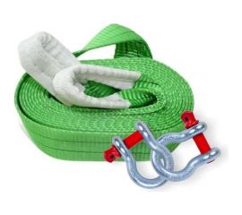 Буксировочный текстильный трос ООО КанТраст 12 т, 5 м, скоба-скоба tbt125000ss 