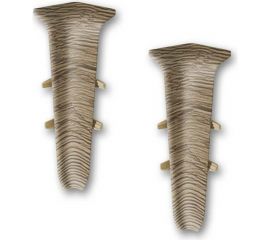 Внутренний угол для плинтуса DECONIKA (70 мм; 211 Дуб рустик; 2 шт.) Д-П70-В-Ф2 211 ДУБ РСТ 