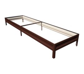 Грядка ГеоПластБорд 1x3 м, высота 15 см, шоколадно-коричневая 5891315Br 