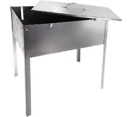 Мангал-коптильня без шампуров Сималенд Эконом 400x250x400 мм 707245 