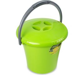 Ведро Martika Либерти 14 л, с крышкой, салатовое С605КСАЛ 