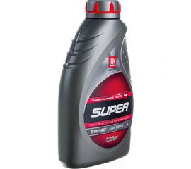 Моторное масло Лукойл СУПЕР полусинтетическое SAE 5W-40, API SG/CD, 1 л 3471798 