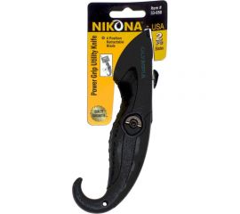 Нож с выдвижным лезвием с алюминиевым эргономичным корпусом NIKONA 33-058 