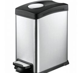 Урна PRIMANOVA 12 л, с педалью, прямоугольная, металл D-14661 
