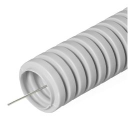 Гофрированная труба Строитель ПВХ серая с/з д25 50м PR.032550 