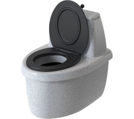 Торфяной туалет Rostok Комфорт белый гранит 2042.0000.004.000 