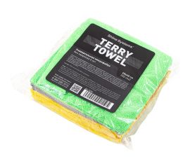 Универсальная микрофибра без оверлока Shine systems Terry Towel 40х40см, 6 шт. SS582 