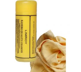 Салфетка из искусственной замши LIMROY в тубе, большая 65x43x2 мм LR-102 