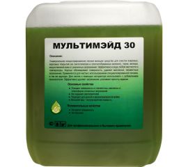 Средство для химчистки МУЛЬТИМЭЙД 30 концентрат, руч/мех, низкощелочное, пенное, 5л 4607002304530 