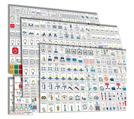 Мега набор наклеек на автоматы в электрощит Маркировка 220 для квартиры и дома от 645шт EL-Mega 
