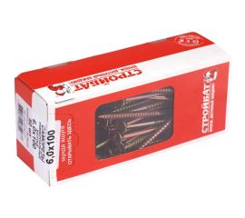 Универсальные саморезы Стройбат 6,0x100 желтый цинк 50 шт 078661 