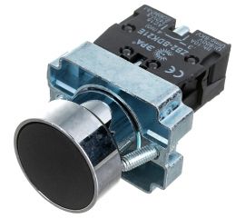 Кнопка управления ЭРА LAY5-BA21 без подсветки, черная, 1з, 20/200/8000 Б0045664 