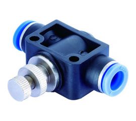 Фитинг-дроссель (пневмодроссель) цанговый 8 мм SHPI SCF 08 