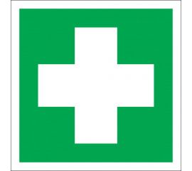 Знак Аптечка первой медицинской помощи Стандарт Знак ЕС01 150x150 мм, пленка ПП 00-00023555 