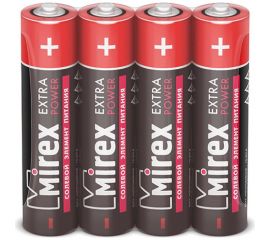 Батарея Mirex, солевая R03 / AAA 1,5V 4 шт shrink 23702-ER03-S4 